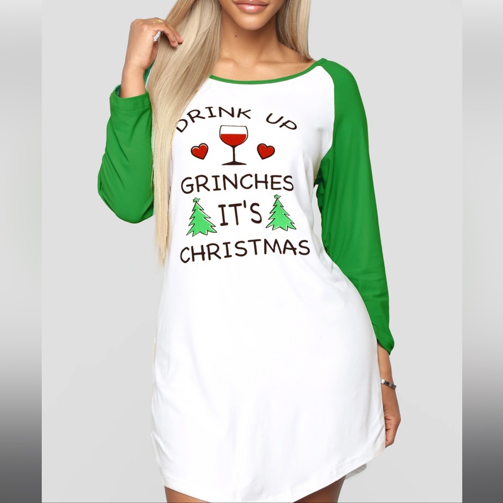 Drink up grinches it’s Christmas dress